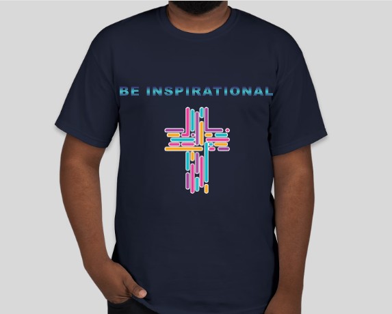 Be Inspirational Unisex-T-Shit Navy